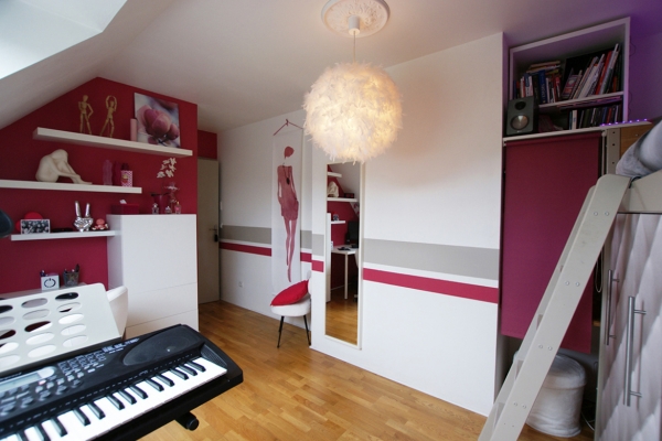 Décoration d'une chambre d'adolescente
